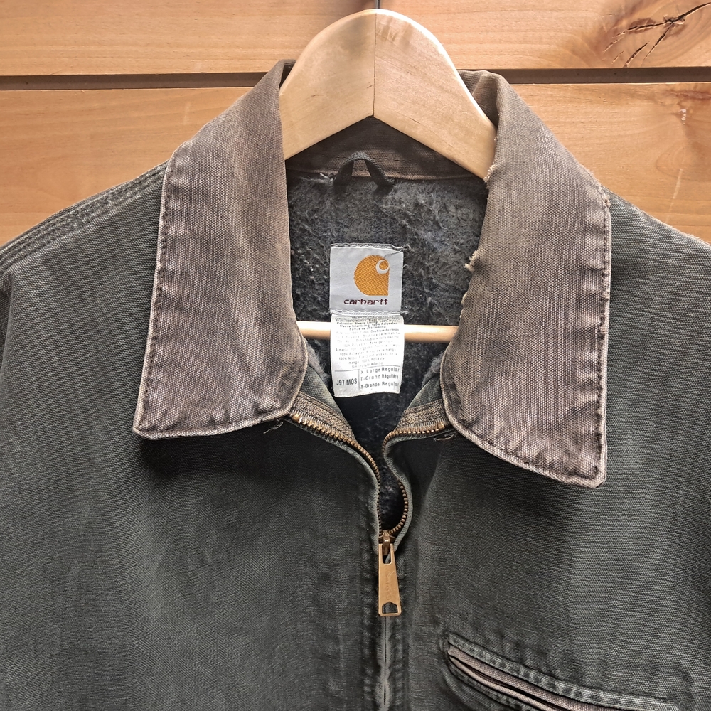 Vintage And Rare Carhartt Olive Green Field Jacket - Picture 7 of 10